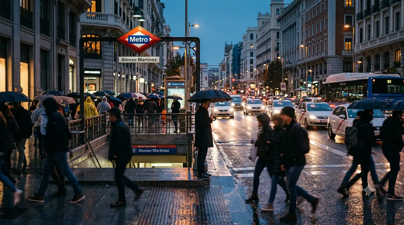 Ajetreo en Madrid.